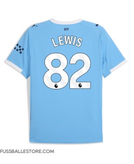 Günstige Manchester City Rico Lewis #82 Heimtrikot 2025-26 Kurzarm